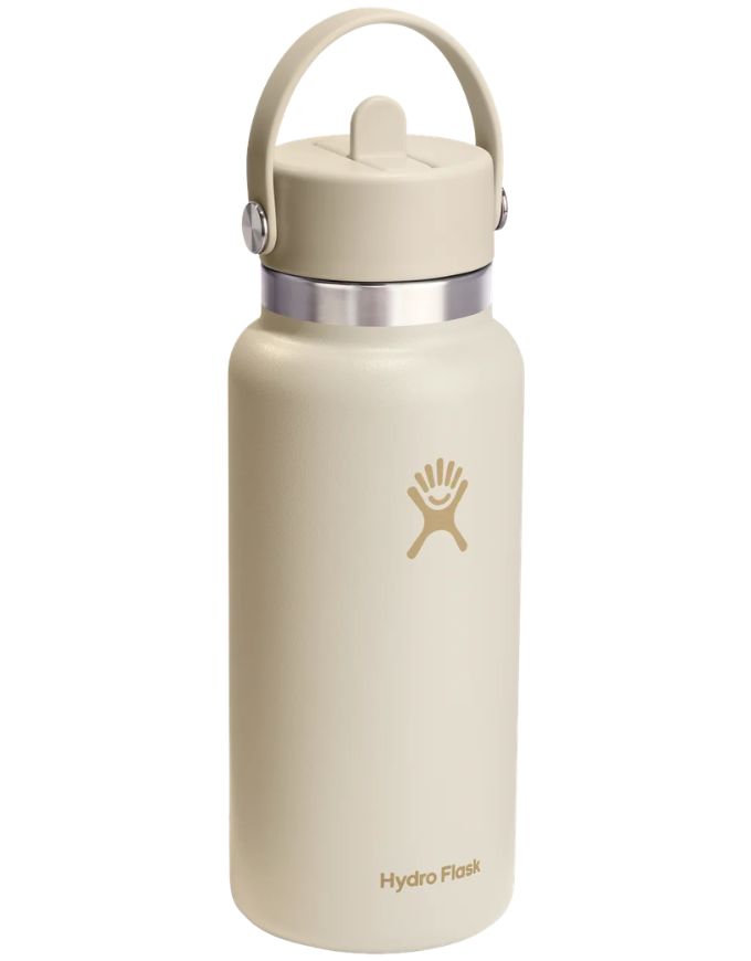 Hydro Flask 32oz Wide Flex Straw Cap | Coconut Beige